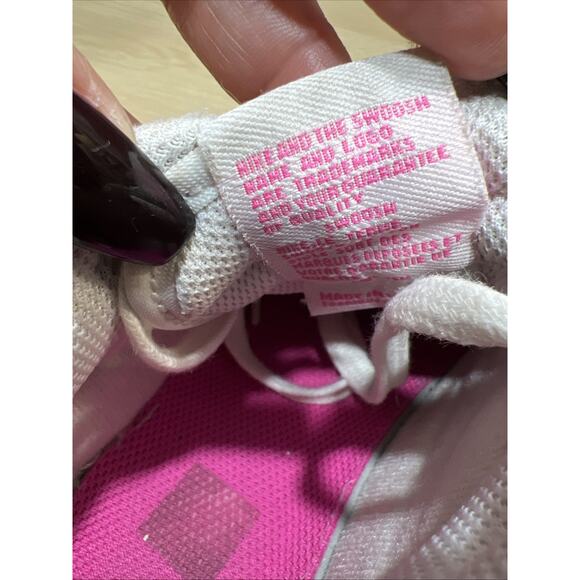 Nike Dunk Low Laser/Fuschia Sneakers Kids Size 1Y GS FB9108-102 (Read) - Picture 7 of 12